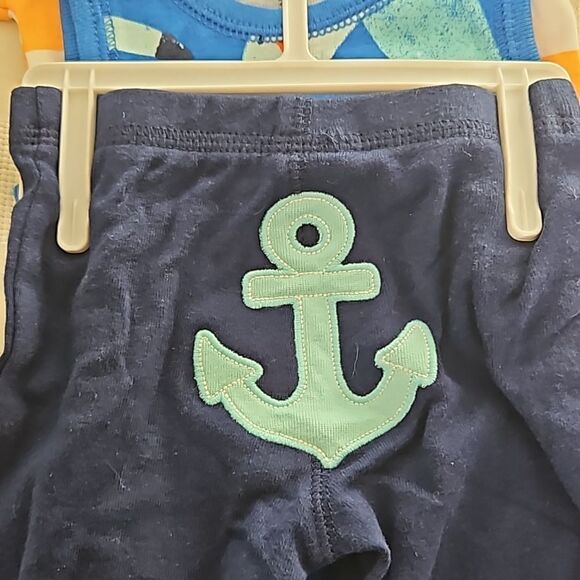 Carter's Baby Boy Newborn Bundle Oncies & Photo Shoot Outfit Navy Blue 3 Months - Picture 12 of 16